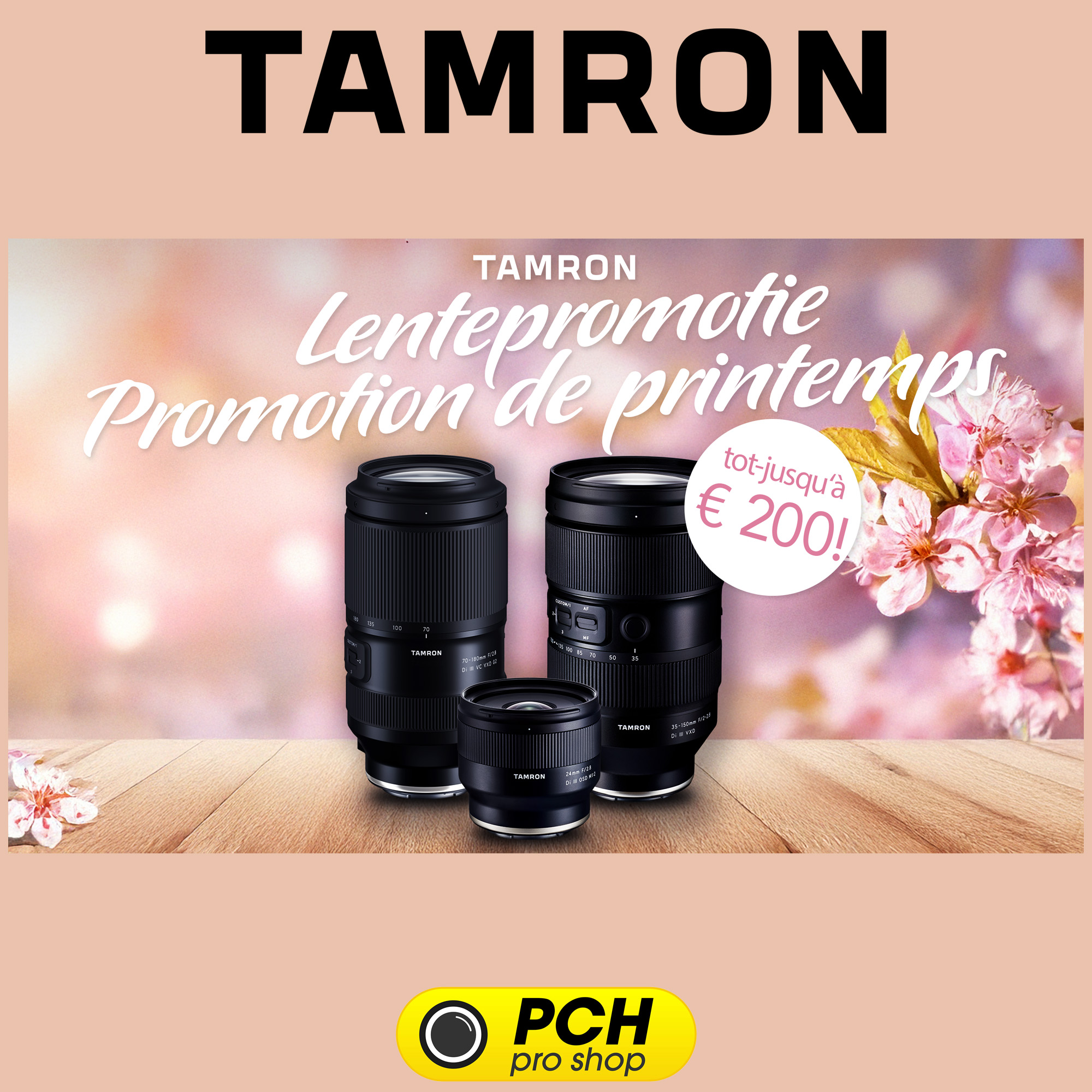 Tamron promotion de printemps