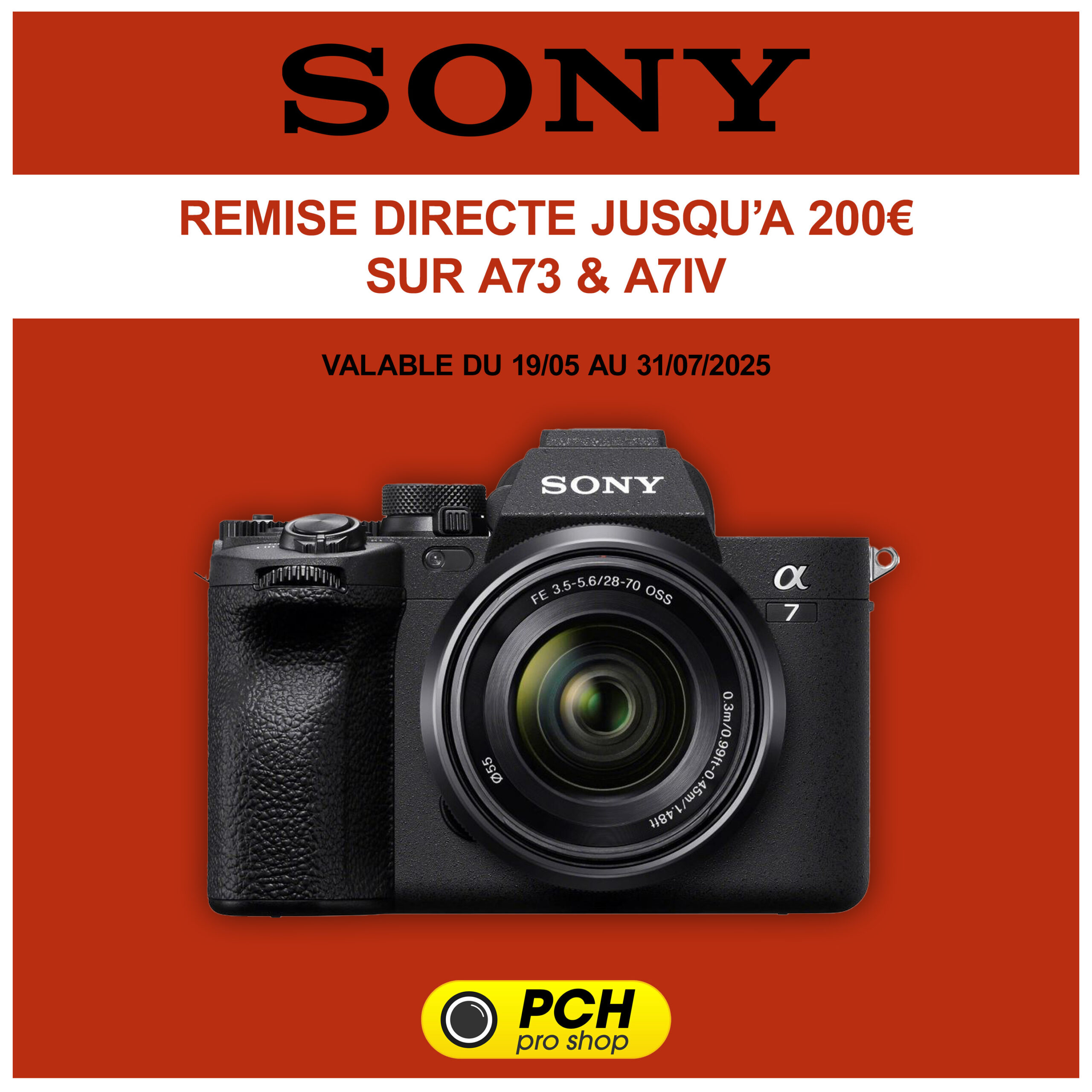 PROMO SONY A7III & A7IV