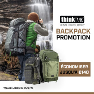 Promotion Think Tank Q4 : jusqu’à 140 € de réduction sur une sélection de sacs et valises photo
