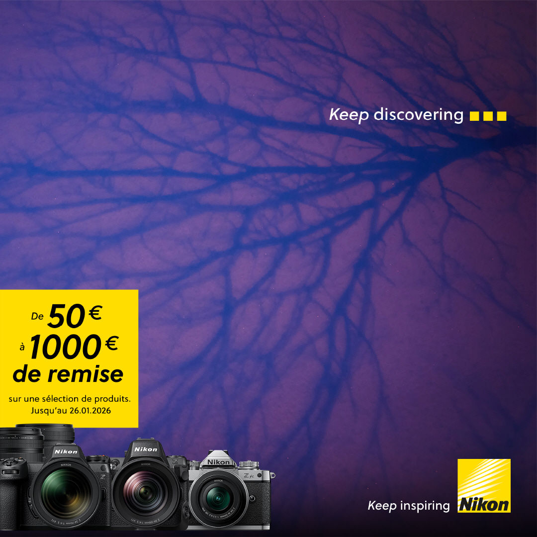 Promotion d’Hiver Nikon – Jusqu’à 1000 € de remise !