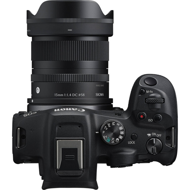 Sigma 15mm f/1.4 DC Contemporary monture Canon RF monté sur hybride APS-C Canon