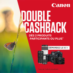 Promotion Canon Double Cashback