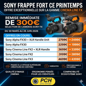 Sony Caméras FX PCH
