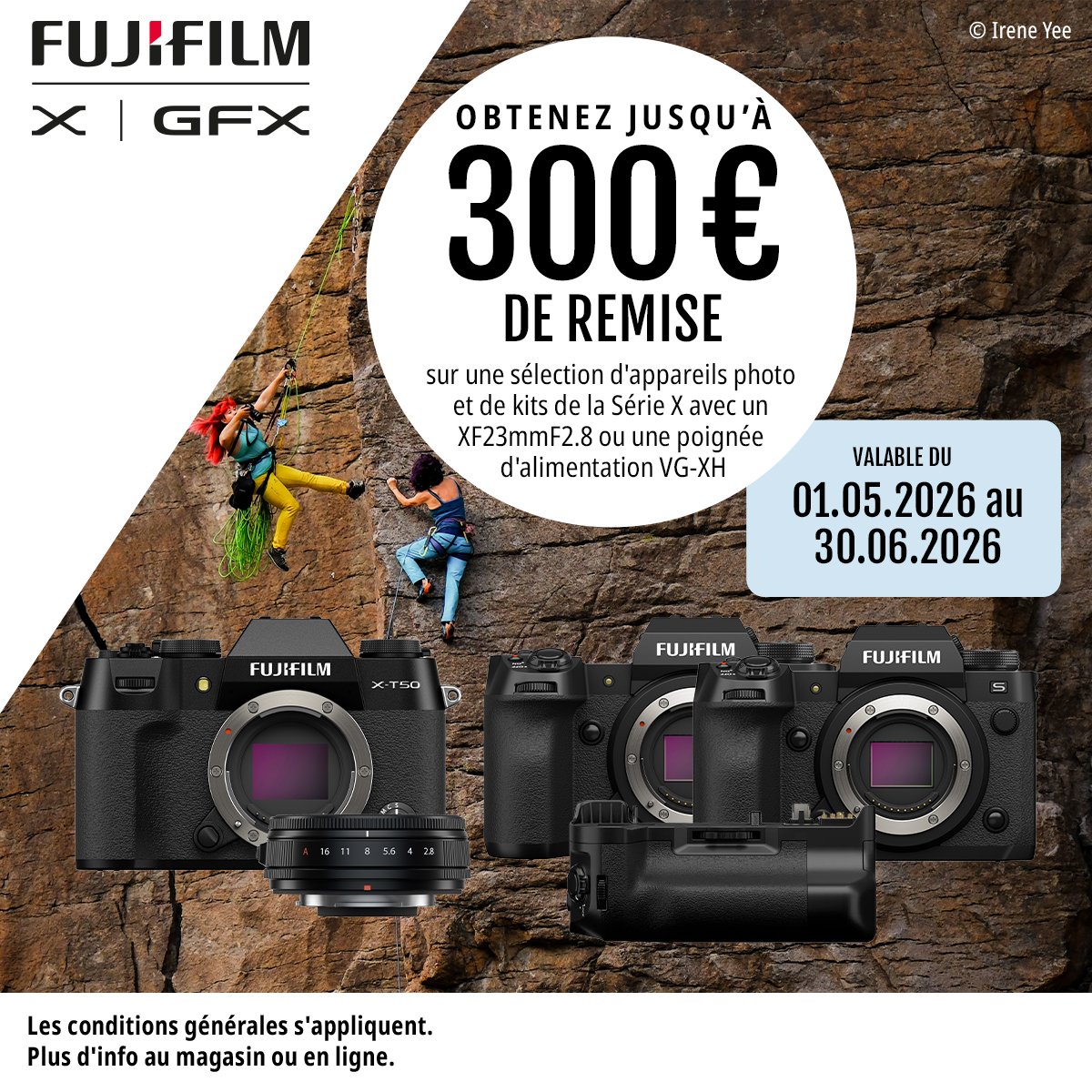 Fujifilm Série X : Cashback 2026