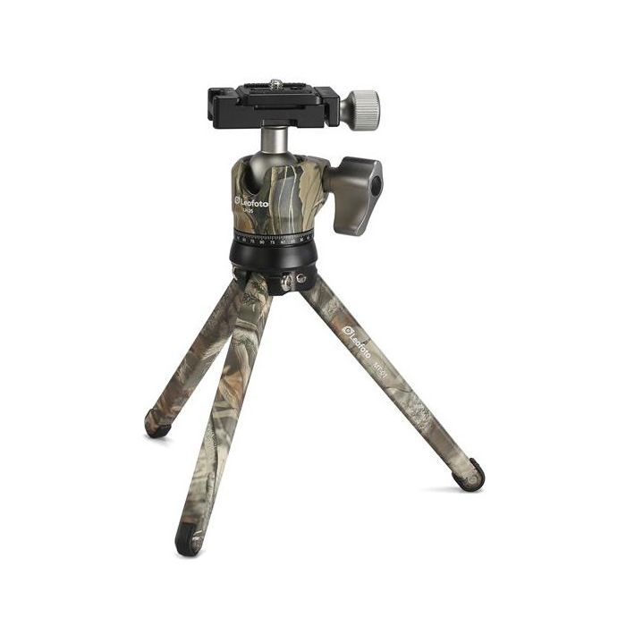 Treppiedi Da Tavolo Leofoto MT-01 – Super Stabile, In Alluminio Aeronautico, Compatto, Ideale Per Fotocamere Compatte