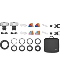 Godox Macro Ring Flash Two Light Kit MF-12
