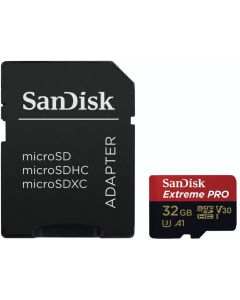 Sandisk Micro SDHC Extreme Pro 32GB 100mb/s card + adapter