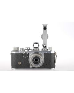 Leica 1C #522409 (1950) + ELMAR 5cm F3.5+ Télémètre + Viseur 