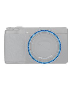 JJC RN-GR3 BLUE Lens Decoration Ring for Ricoh GRIII / GRIV