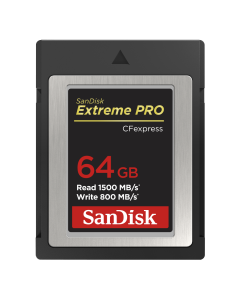 SanDisk CFexpress Extreme PRO 64GB Type B 1500MB/s 800MB/s