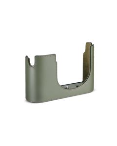 Leica Demi-étui Q3 Cuir Vert Olive