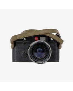 Bronkey Roma #103 - Green Olive Leather camera strap 120cm