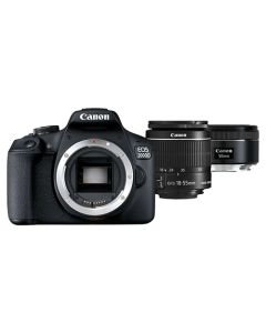 Canon EOS 2000D + 18-55mm + 50mm f1.8s