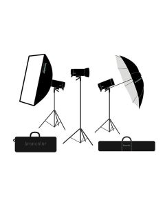 Broncolor Pro Kit with 3 Stelos 800L
