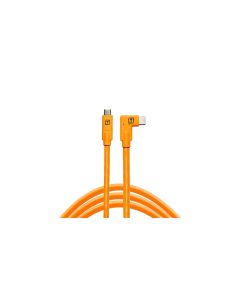 Tether Tools TetherPro USB-C to USB-C Right Angle - Orange (4.6m)
