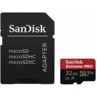 Sandisk Micro SDHC Extreme Pro 32GB 100mb/s card + adapter