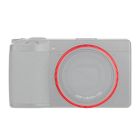 JJC RN-GR3 RED Lens Decoration Ring for Ricoh GRIII / GRIV