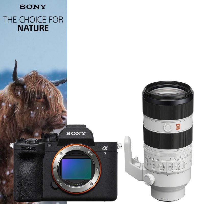 The Choice for Nature : Sony Alpha A7 V Body + FE 70-200mm f/2.8 GM OSS II